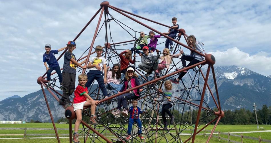 4. Klasse beim Wandertag